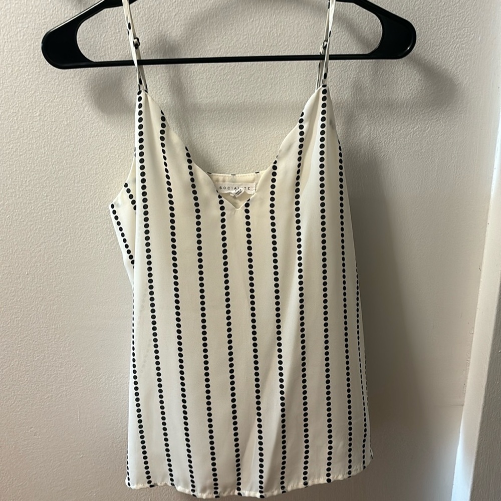 Scalloped blouse cami